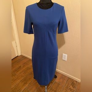 Diane von Furstenberg DVF Blue Business Professional Dress Size 6 GUC